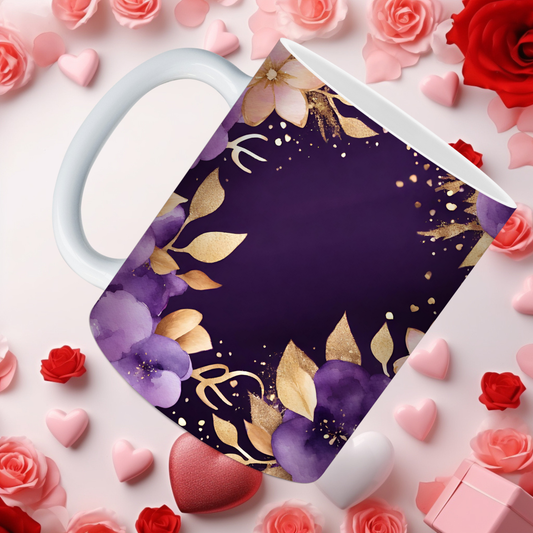 Violet Valentine Mugs