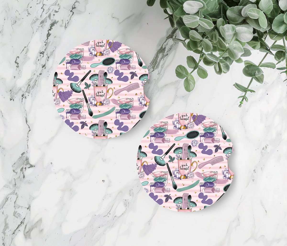 Beauty Spa Car Coasters