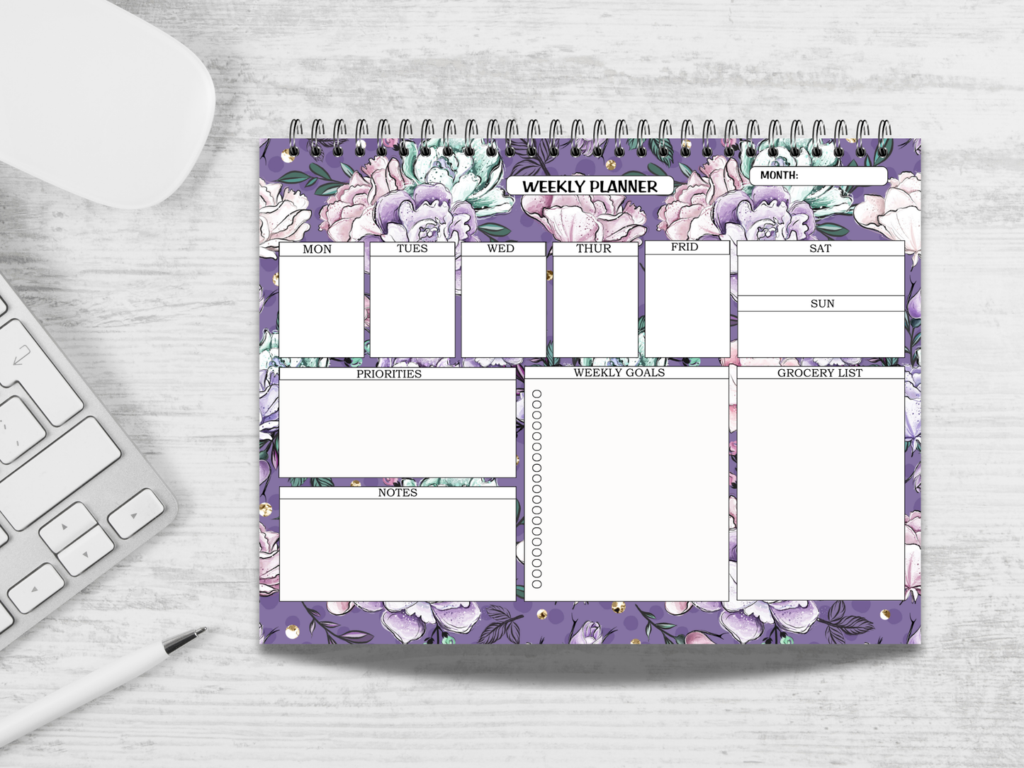 Beauty Spa Weekly Planner Notepad