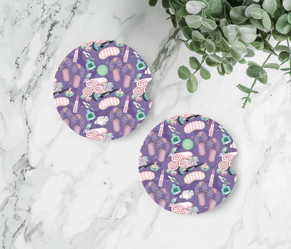 Beauty Spa Car Coasters