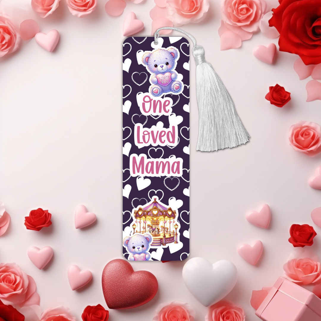 Purple Heart Valentine's Day Bookmarks