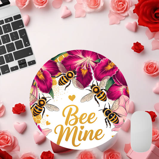 Bee Mine Valentine Mouse Pad