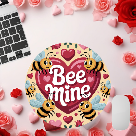 Bee Mine Valentine Mouse Pad