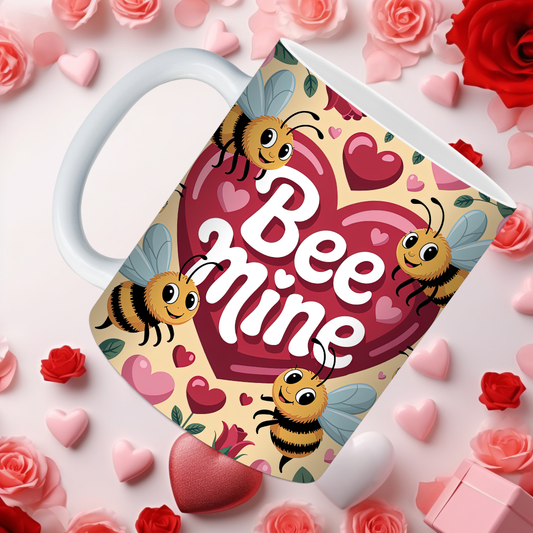 Bee Mine Valentine Mugs