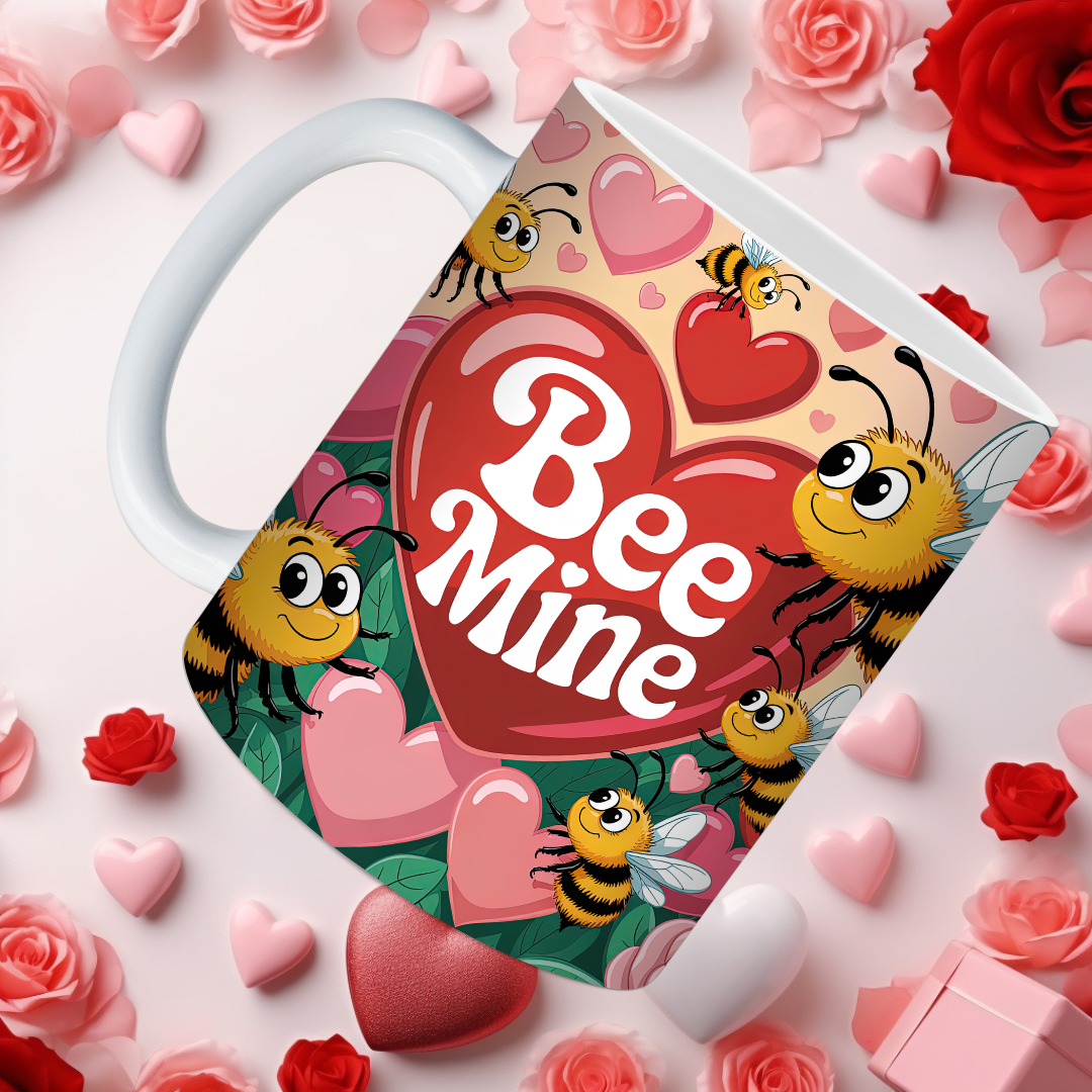 Bee Mine Valentine Mugs