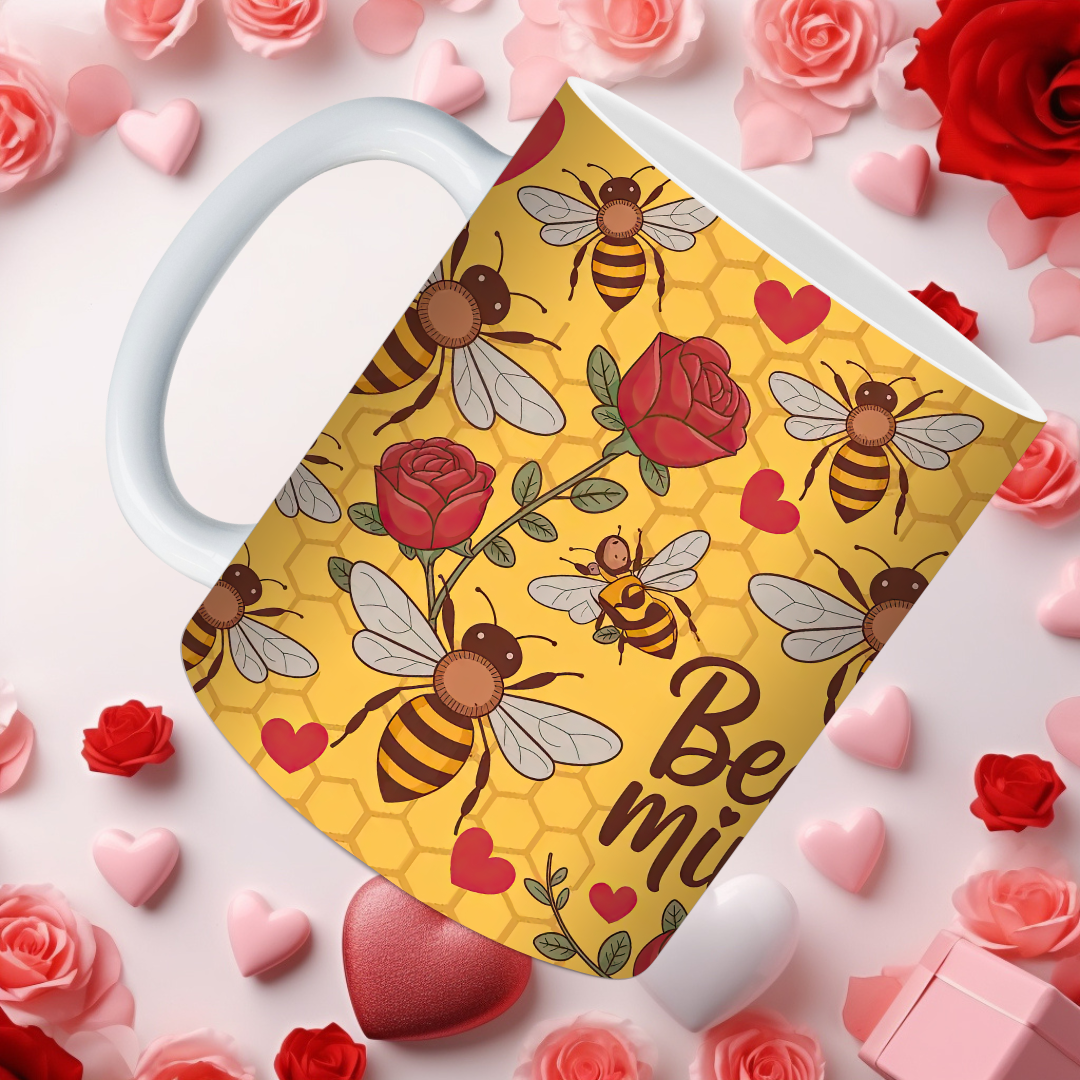 Bee Mine Valentine Mugs