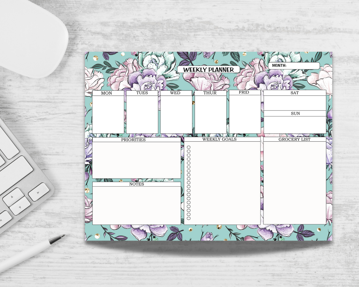 Beauty Spa Weekly Planner Notepad