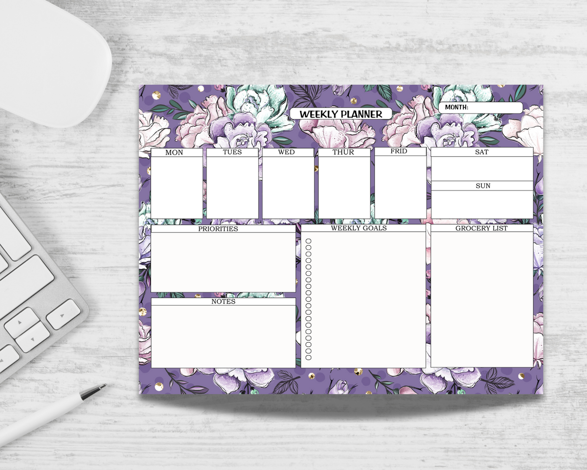 Beauty Spa Weekly Planner Notepad