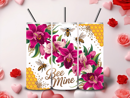Bee Mine Valentine Tumblers
