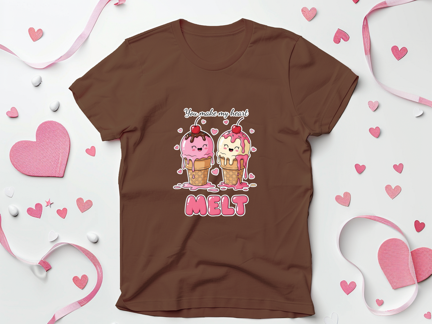 You Make My Heart Melt Valentine T-shirts