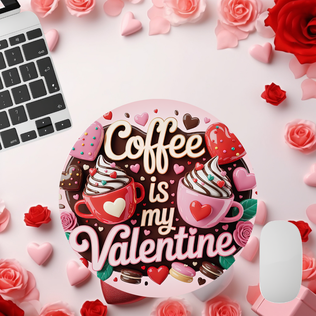 Coffee Valentine Mouse Pads