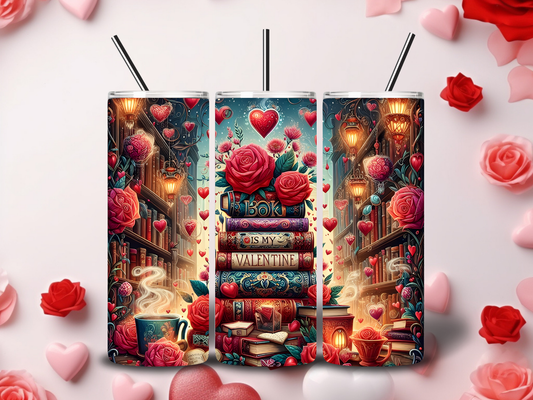 Coffee Book Valentine Tumblers