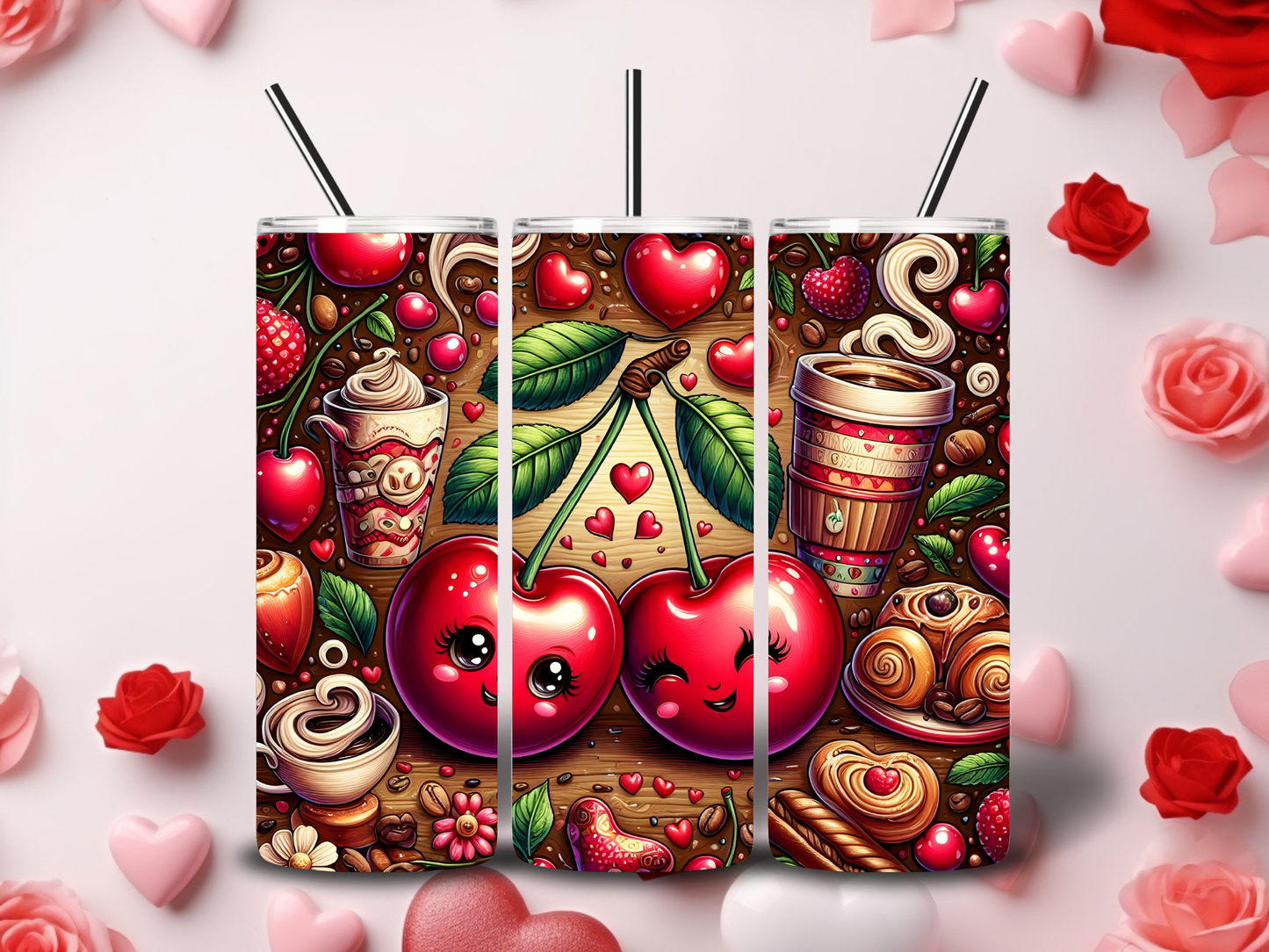 Coffee Book Valentine Tumblers