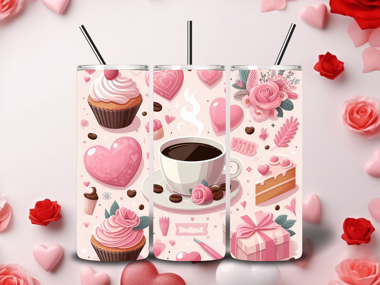 Coffee Book Valentine Tumblers
