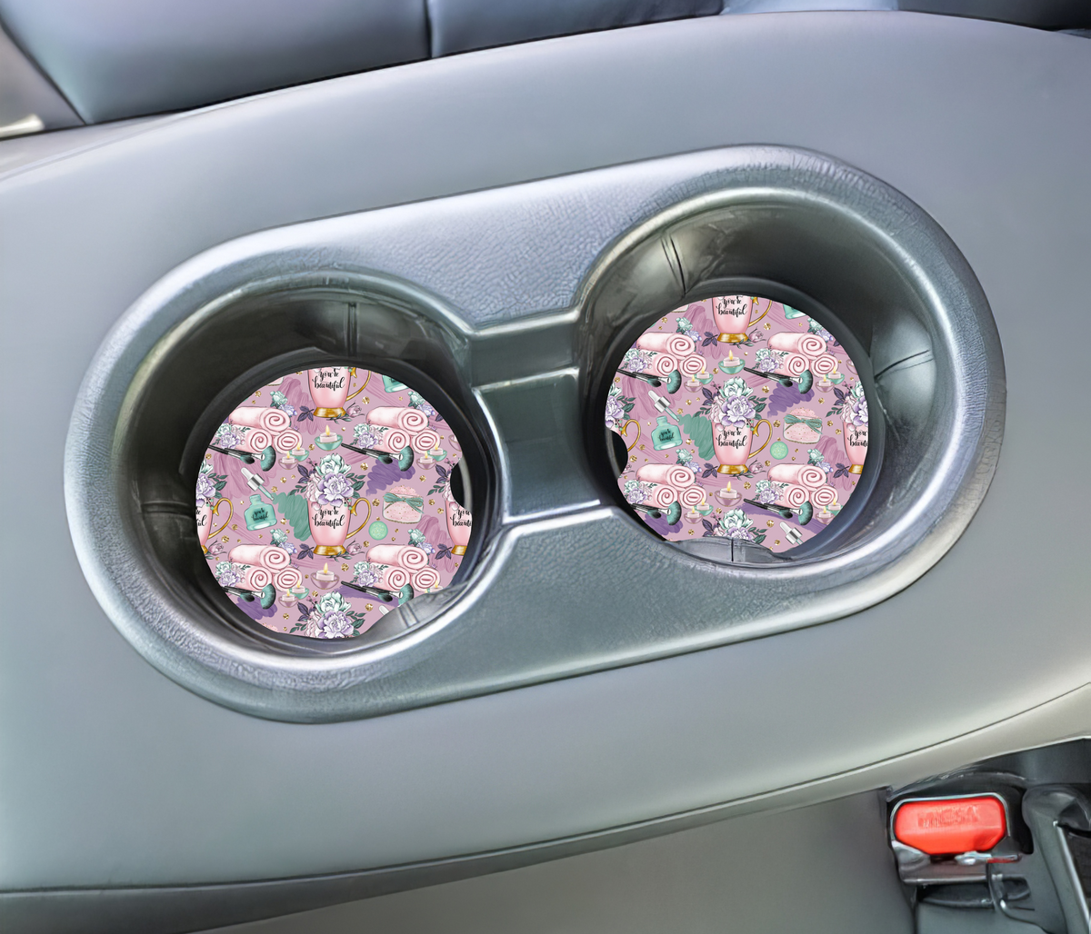 Beauty Spa Car Coasters