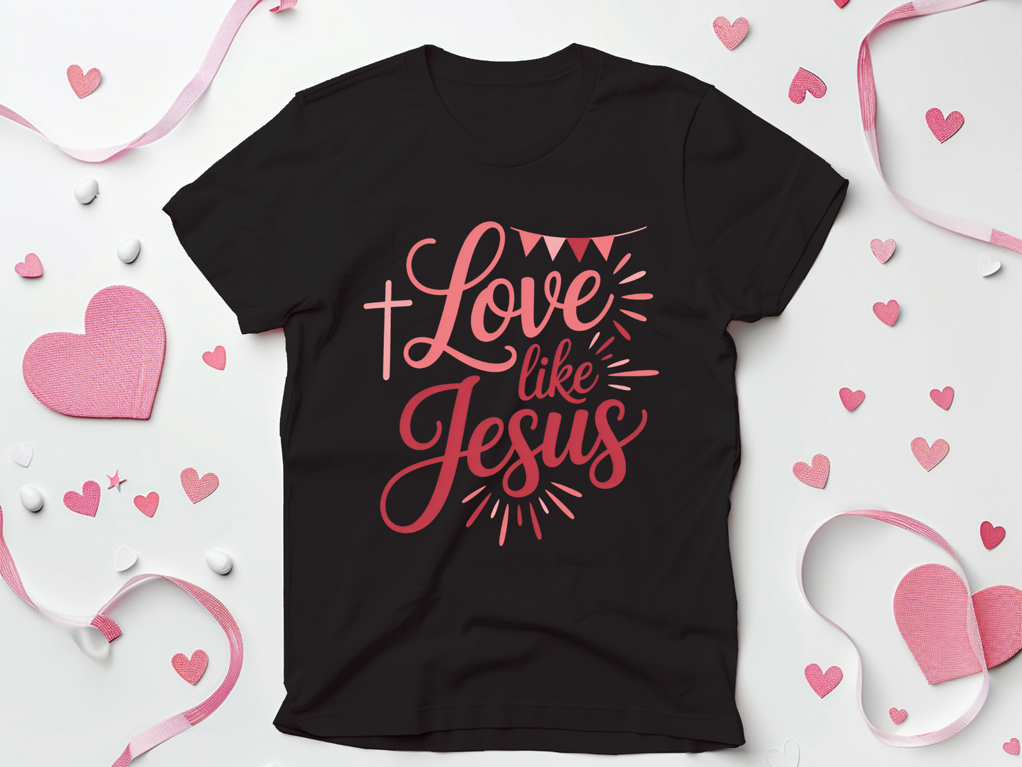 Love Like Jesus Valentine T-shirts