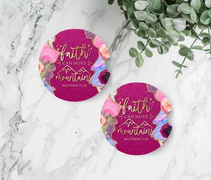 Bible Verse Car Coasters