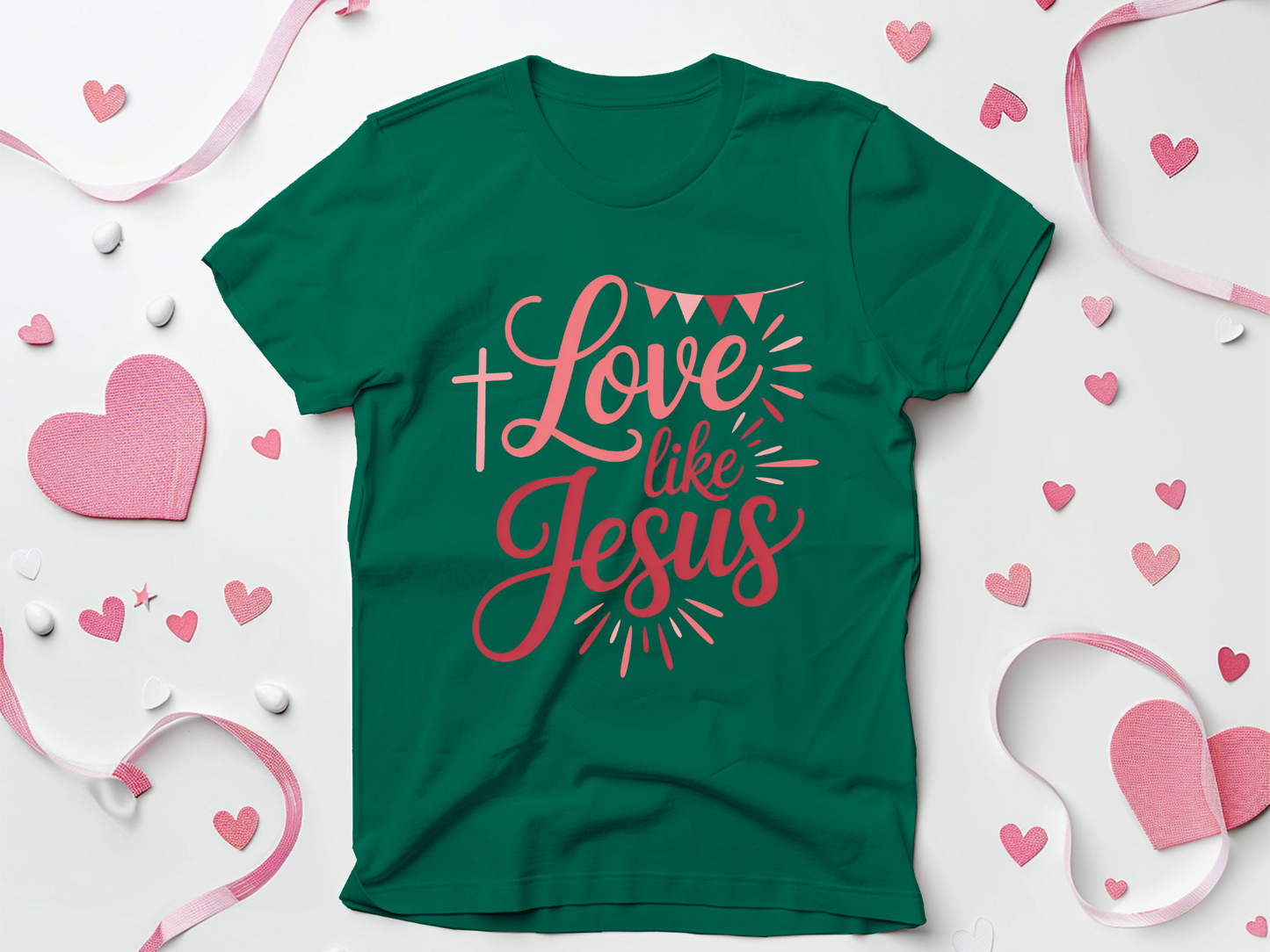 Love Like Jesus Valentine T-shirts