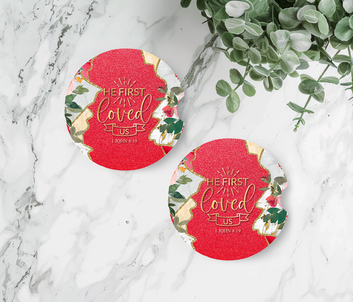 Bible Verse Car Coasters