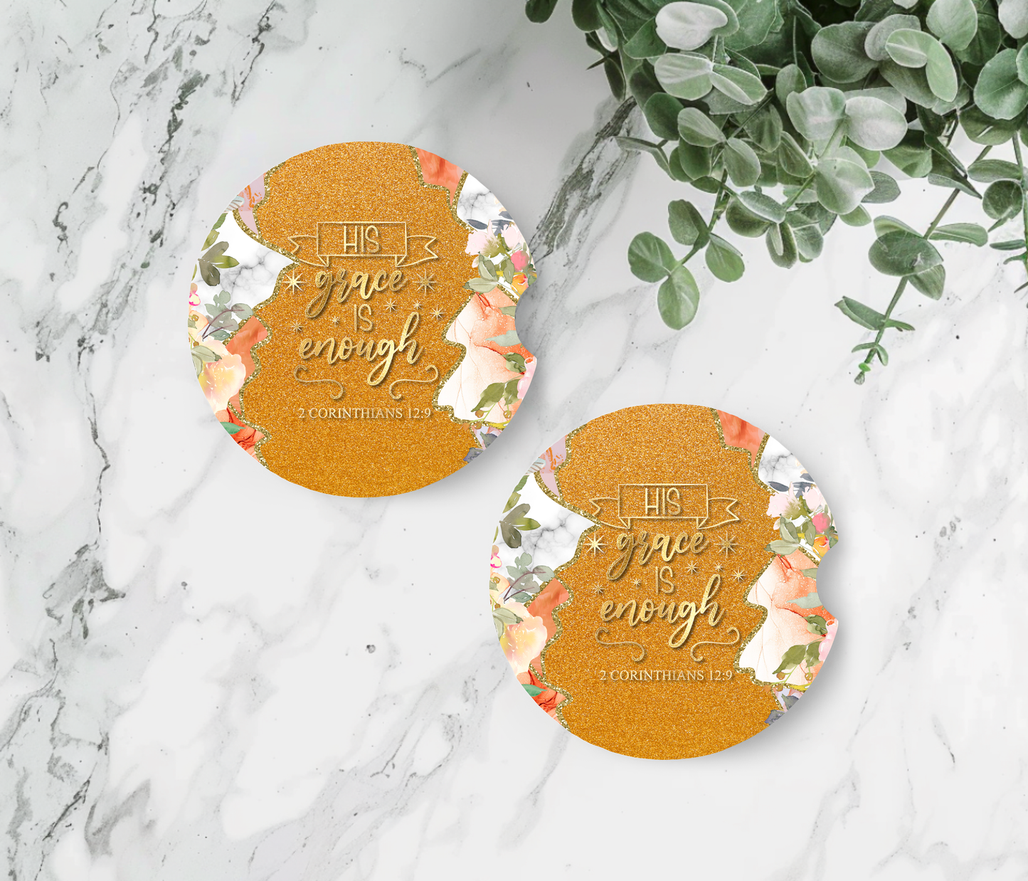 Bible Verse Car Coasters