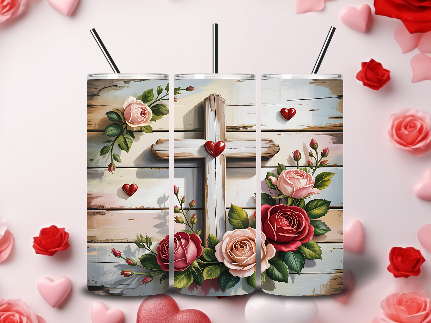 Jesus is my Valentine Tumblers