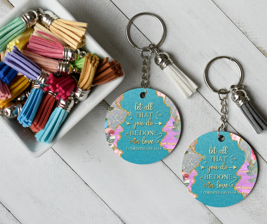 Bible Verse Keychains
