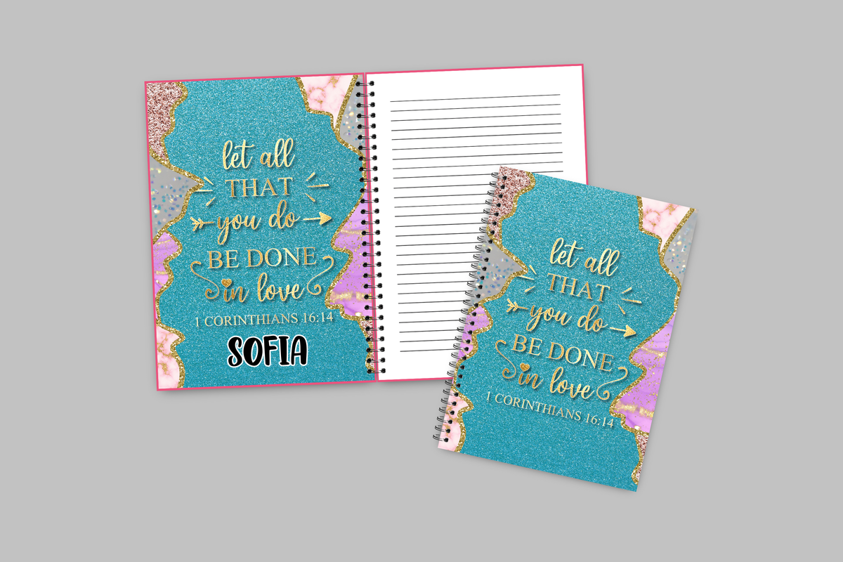 Bible Verse Spiral Notebooks