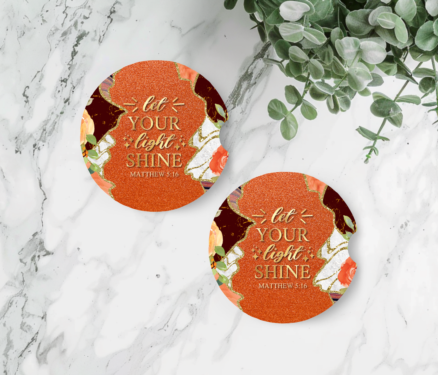 Bible Verse Car Coasters