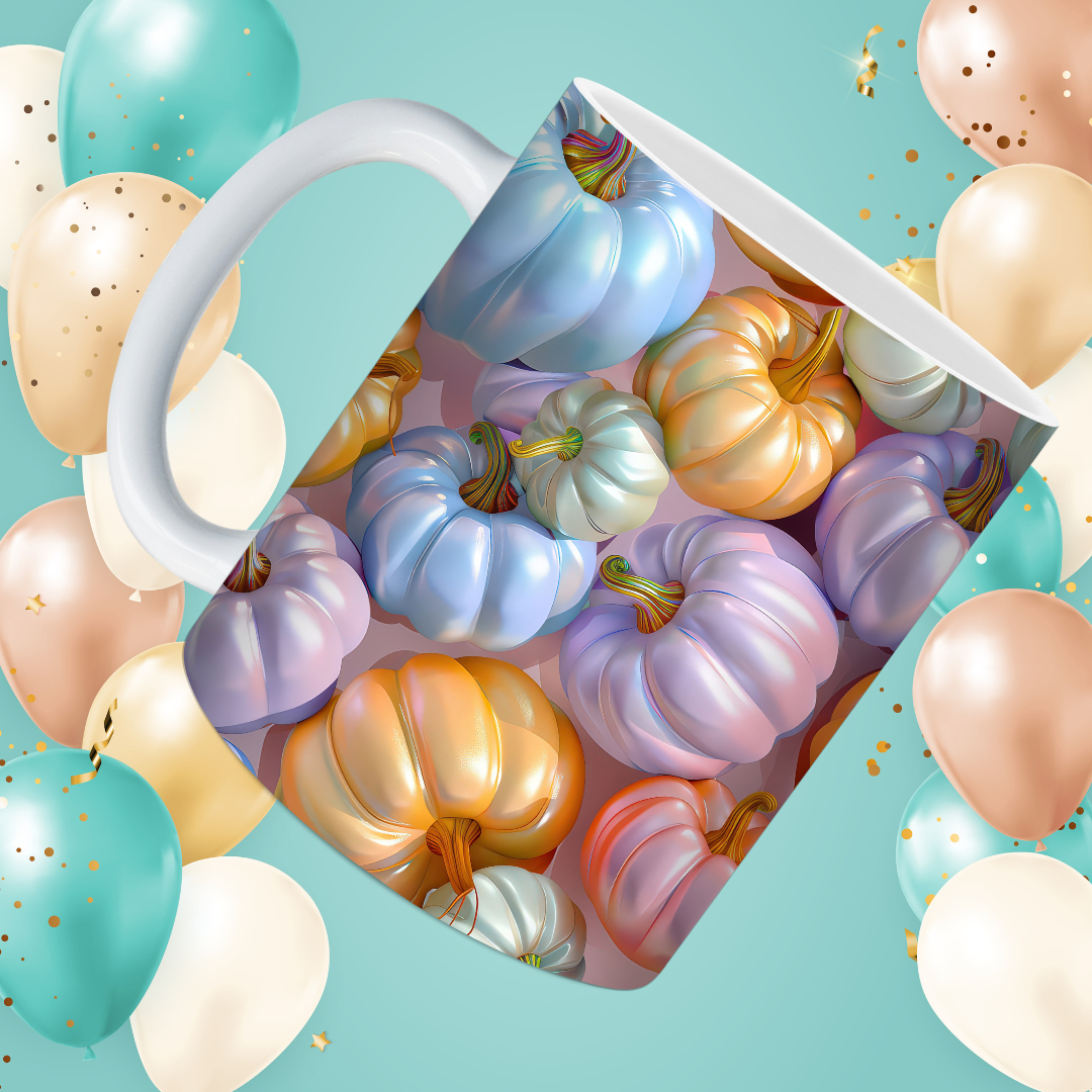 Whimsical Pumpkin Mugs