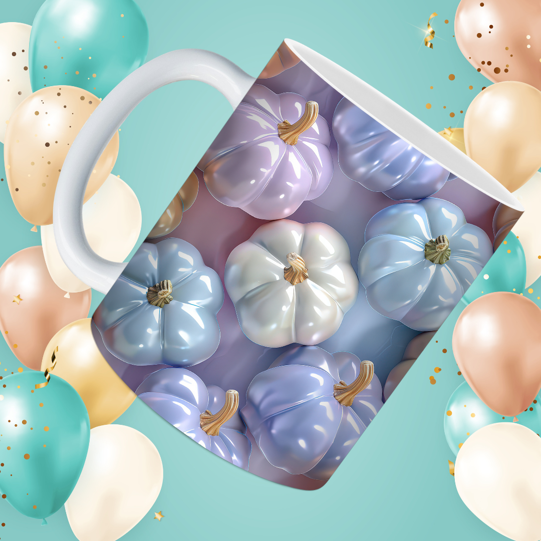 Whimsical Pumpkin Mugs
