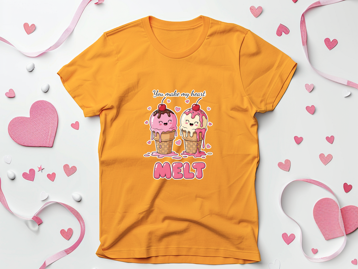 You Make My Heart Melt Valentine T-shirts