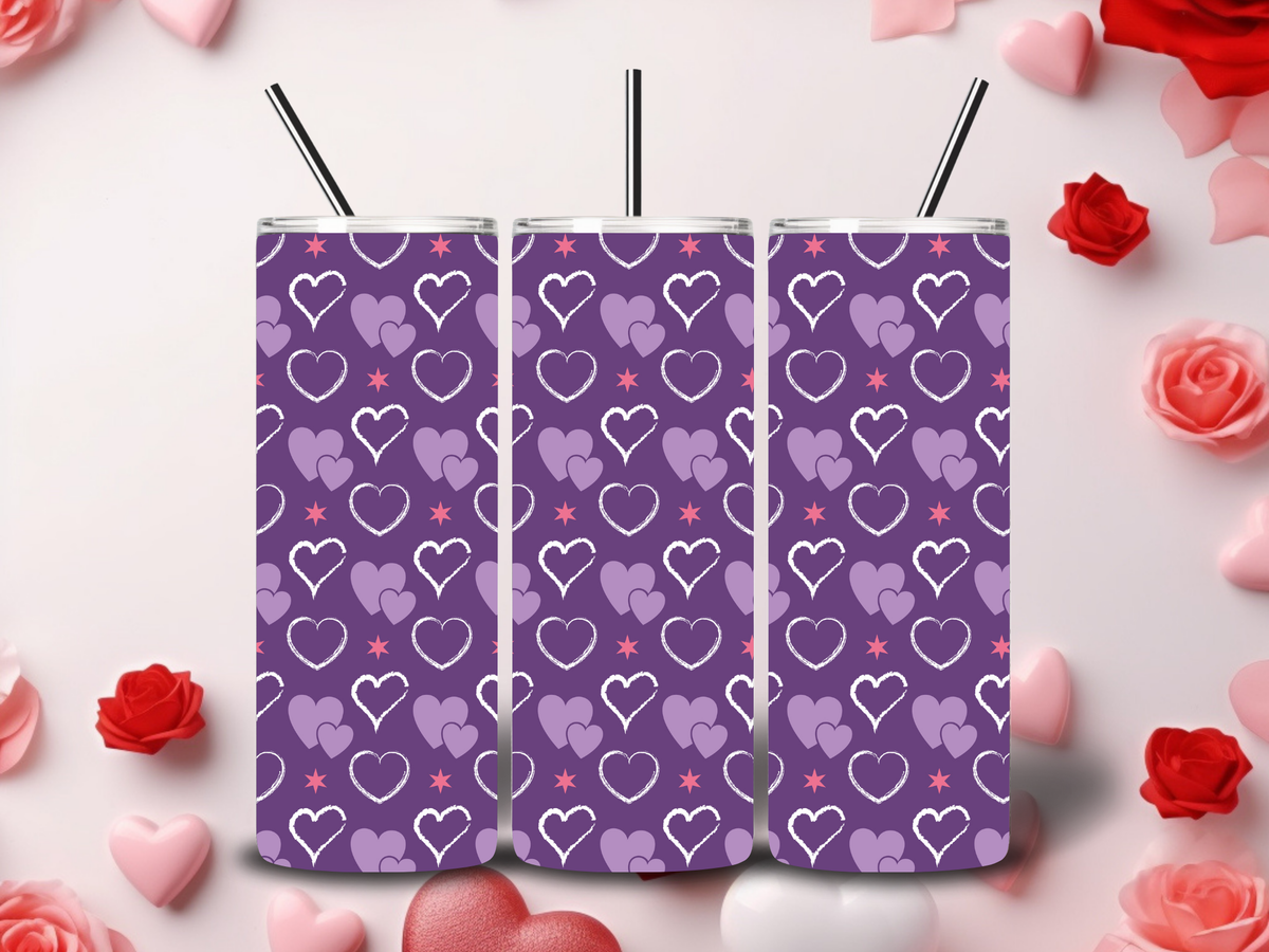 Purple Heart Tumblers