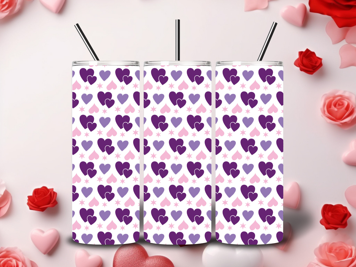 Purple Heart Tumblers
