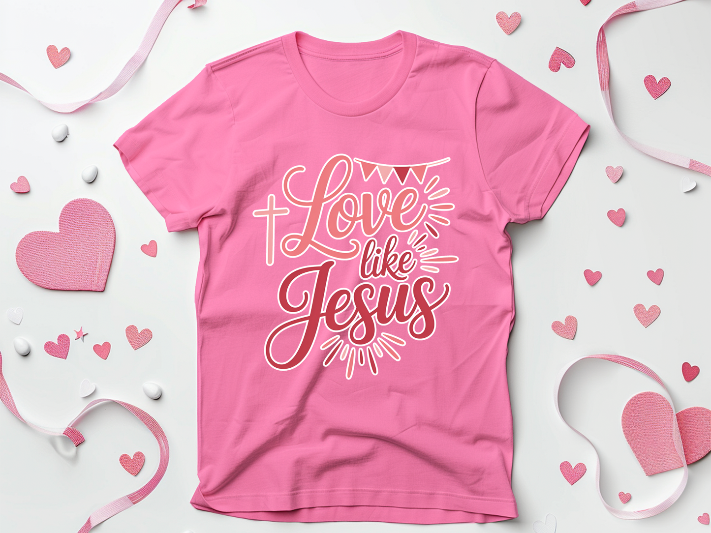 Love Like Jesus Valentine T-shirts