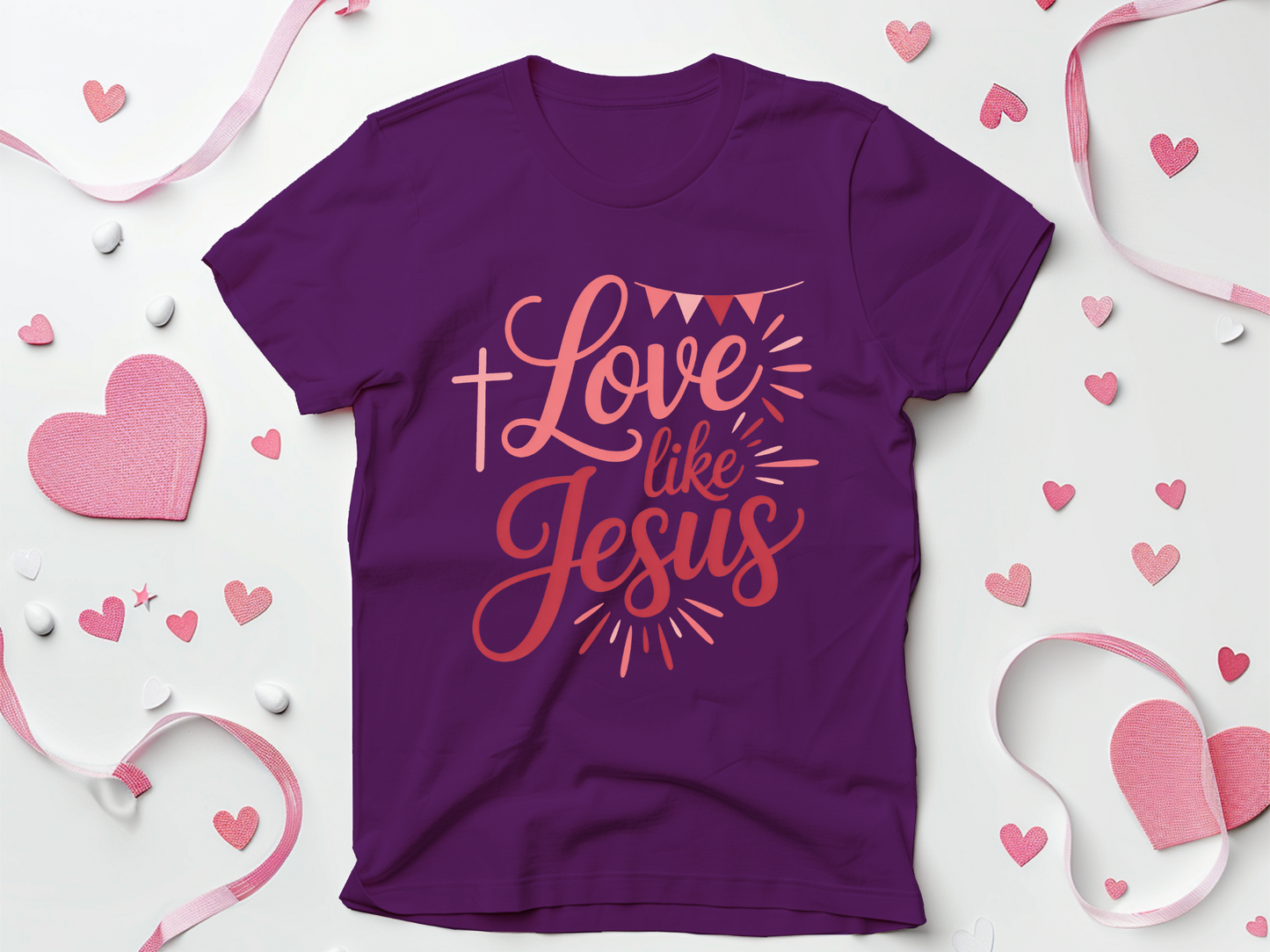 Love Like Jesus Valentine T-shirts