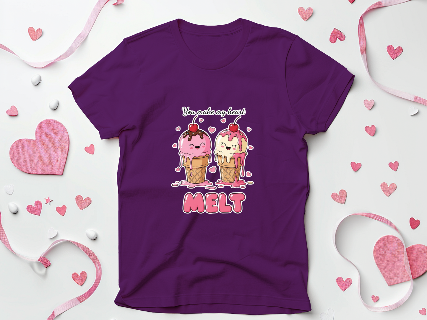 You Make My Heart Melt Valentine T-shirts
