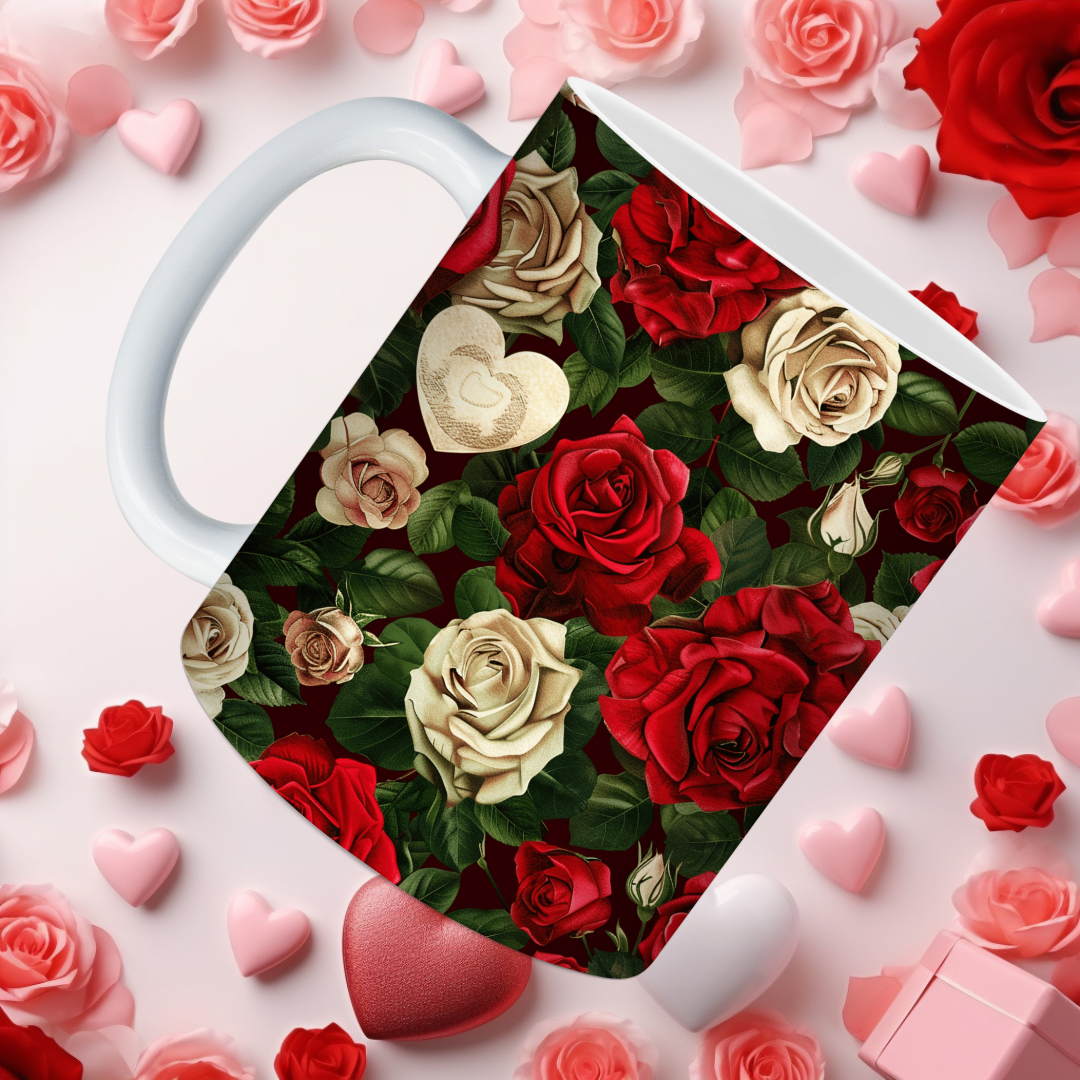 Red Rose Mugs