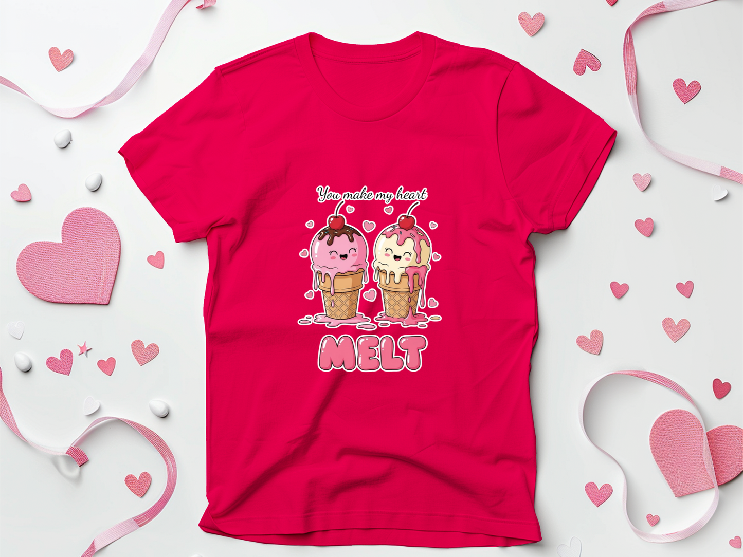 You Make My Heart Melt Valentine T-shirts