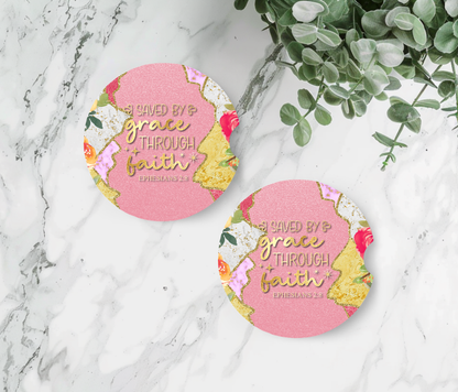 Bible Verse Car Coasters