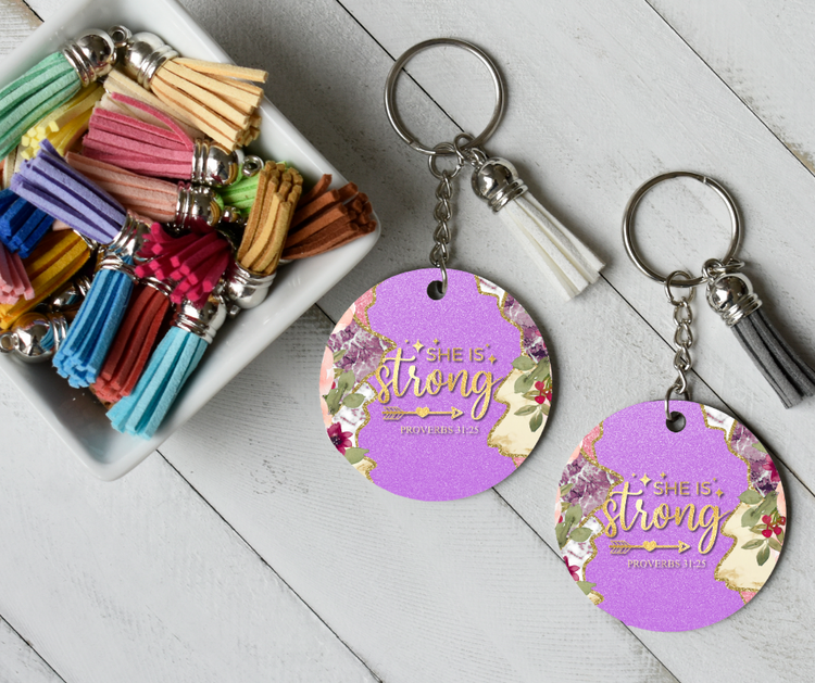 Bible Verse Keychains