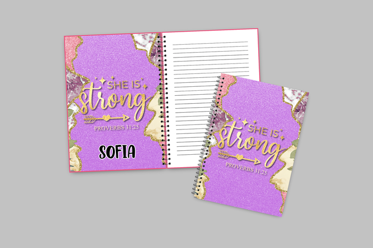Bible Verse Spiral Notebooks