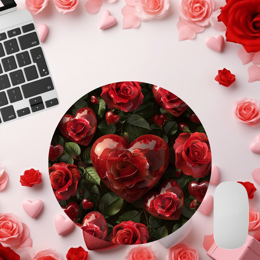 Red Roses Valentine Mouse Pad