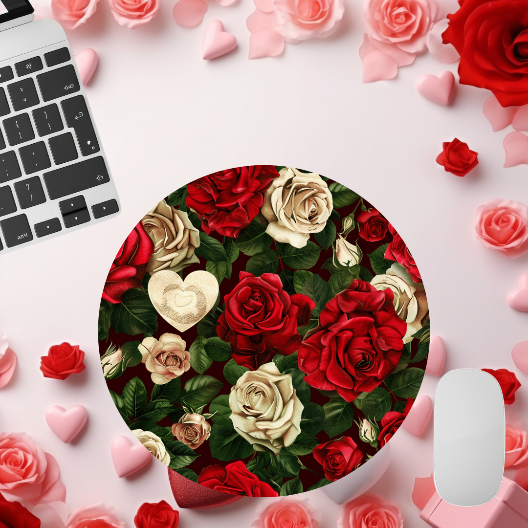 Red Roses Mouse Pad