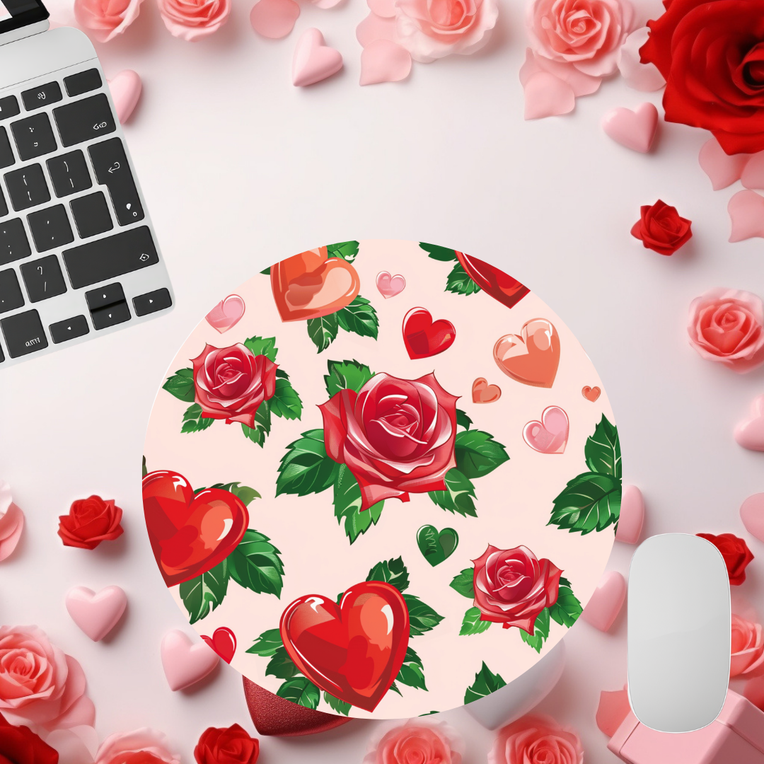 Red Roses Mouse Pad