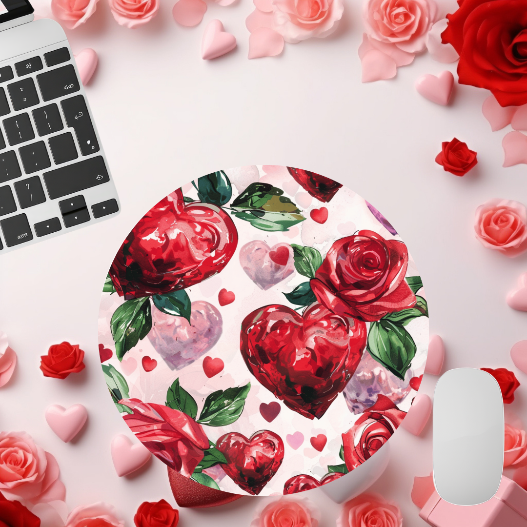Red Roses Mouse Pad