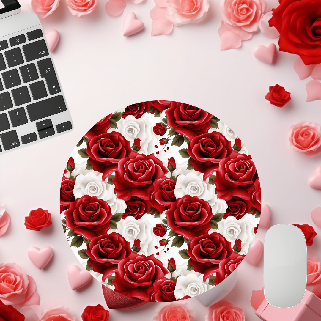Red Roses Mouse Pad