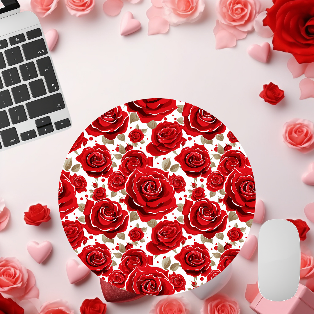 Red Roses Mouse Pad