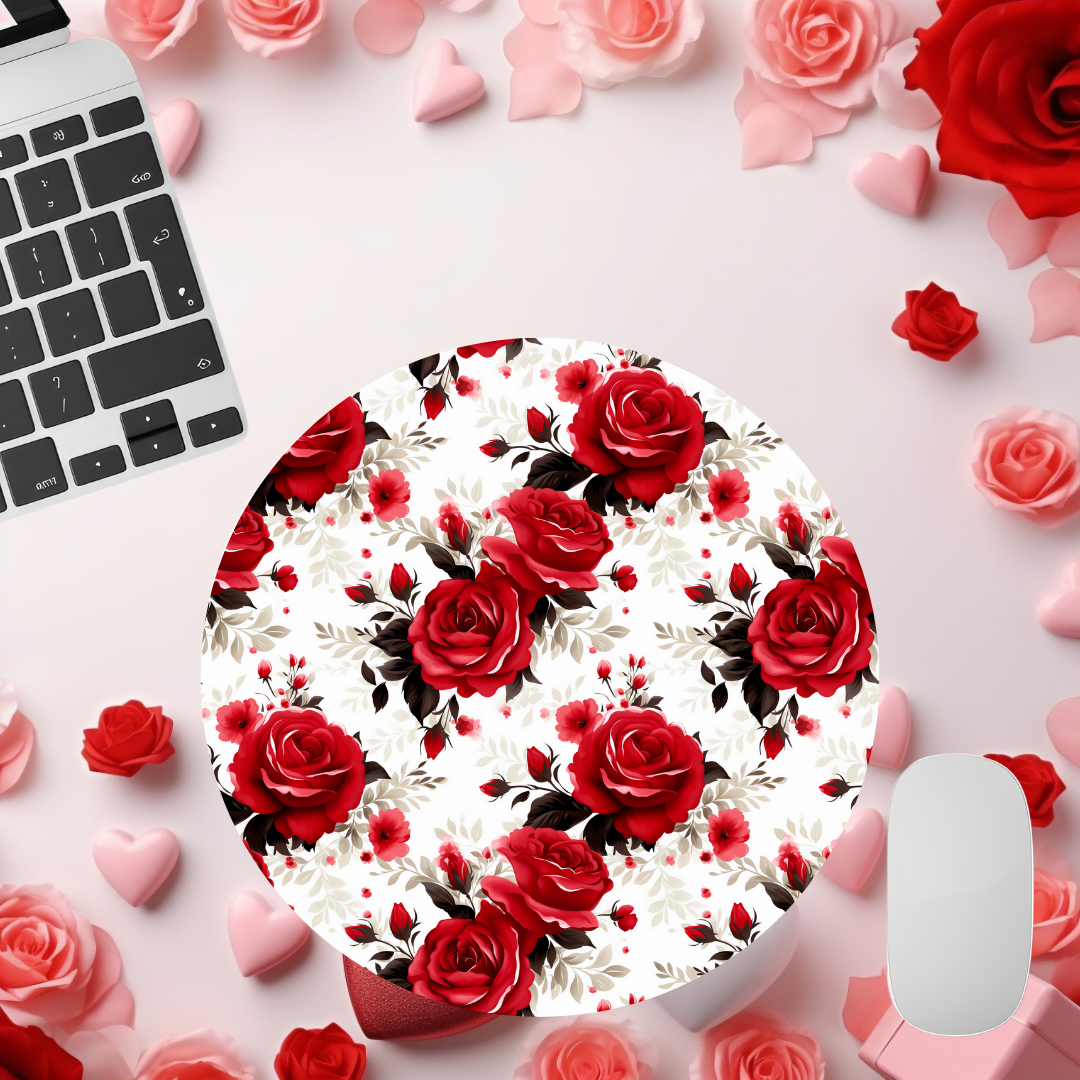 Red Roses Mouse Pad