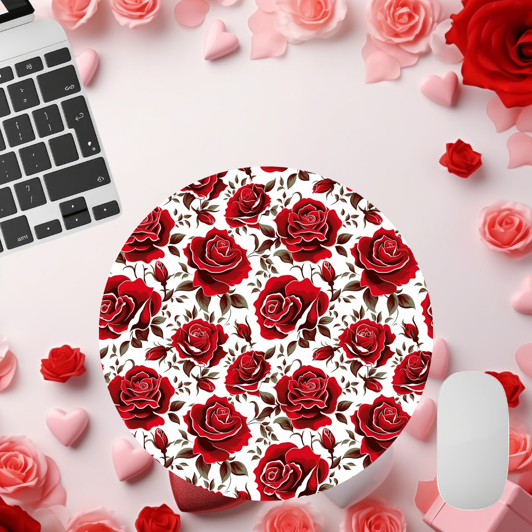 Red Roses Valentine Mouse Pad