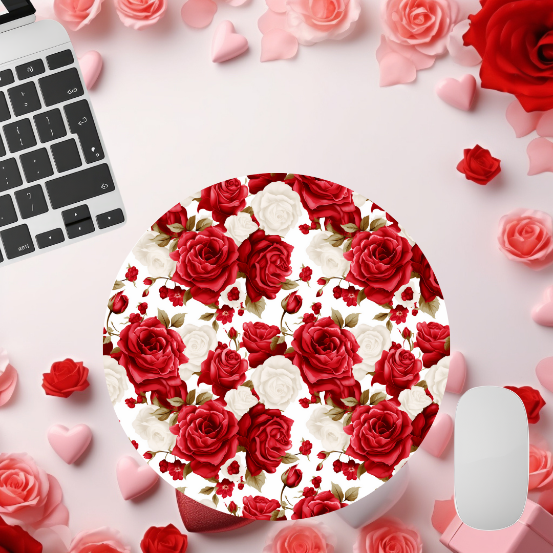 Red Roses Mouse Pad